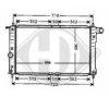 DIEDERICHS 8691101 Radiator, engine cooling